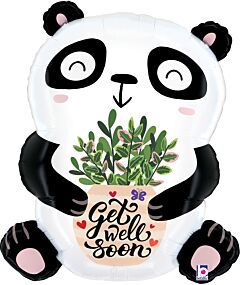 #003 Get Well Soon Panda 30in Supershape