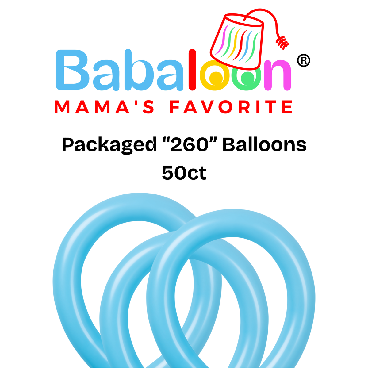 "260" Twist & Shape Balloons 50ct - Not Inflated