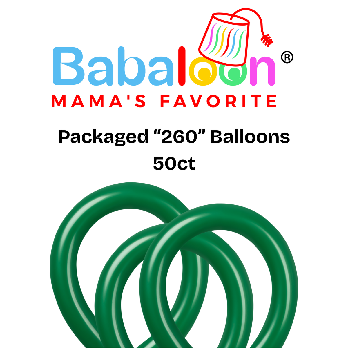 "260" Twist & Shape Balloons 50ct - Not Inflated