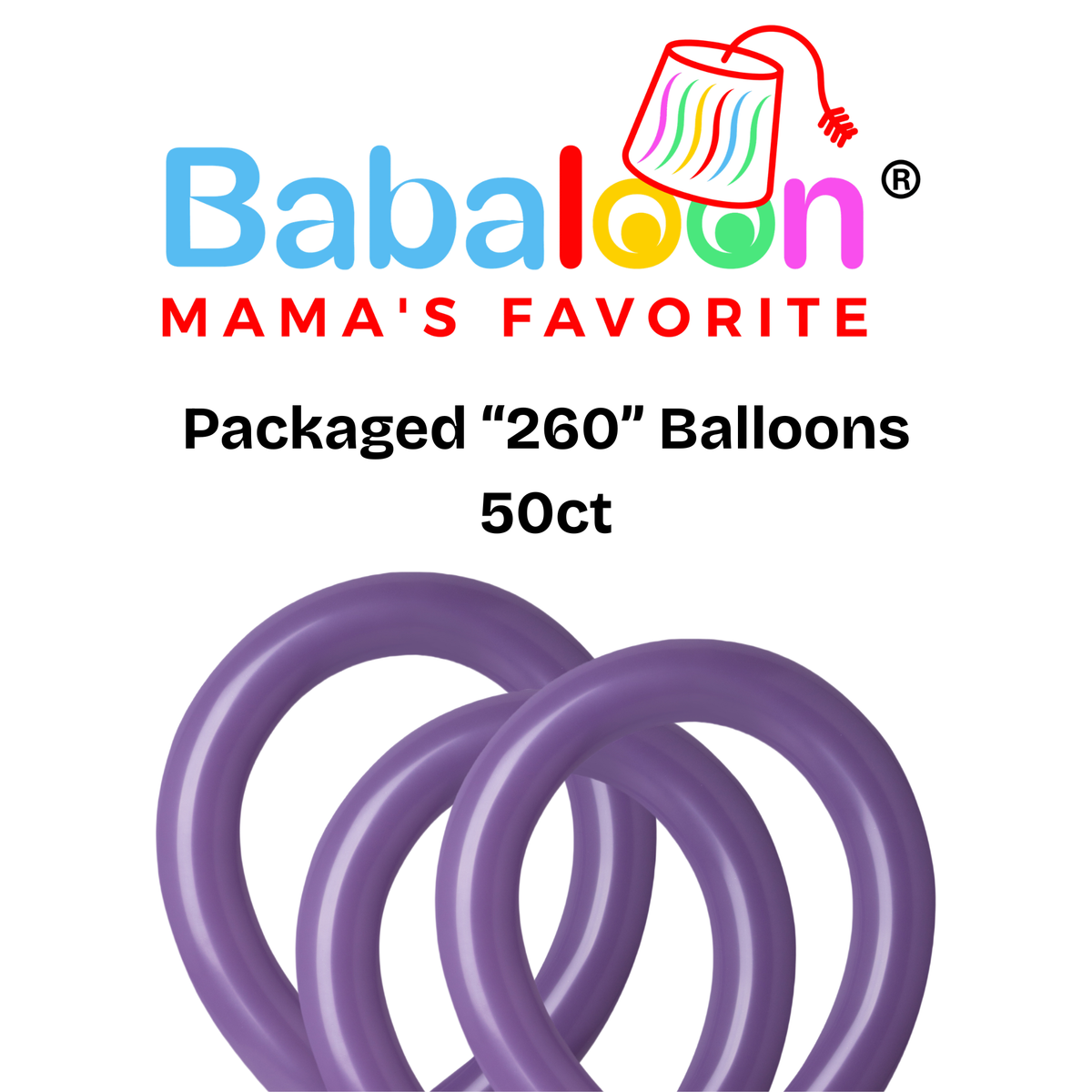 "260" Twist & Shape Balloons 50ct - Not Inflated