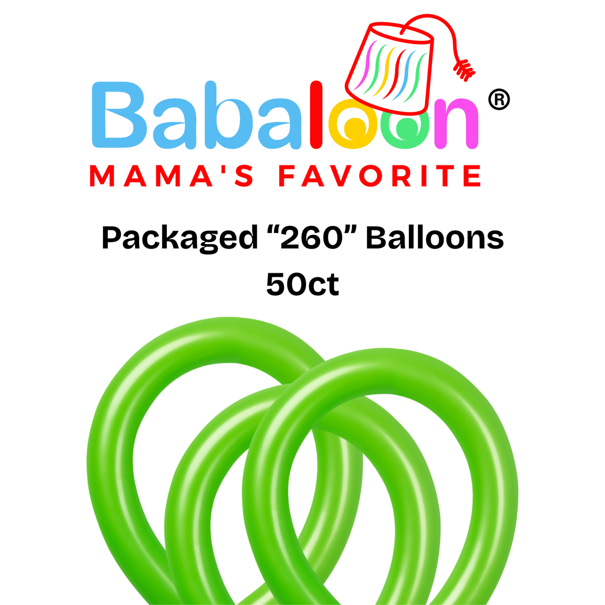 "260" Twist & Shape Balloons 50ct - Not Inflated