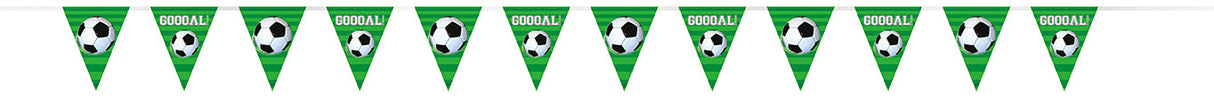 3D Soccer Plastic Flag Banner 12 ft
