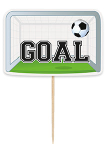 3D Soccer Cake Toppers 6ct
