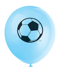 3D Soccer 12" Latex Balloons 8ct