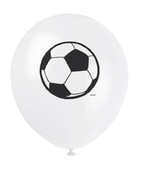 3D Soccer 12" Latex Balloons 8ct