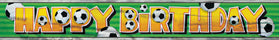3D Soccer Foil Banner 12 ft