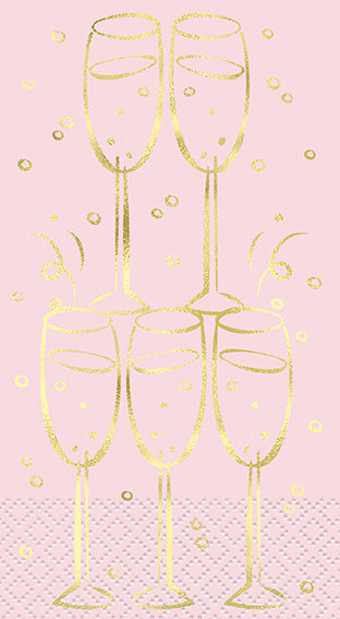 Sip Sip Hooray Guest Napkins 16ct - Foil Stamping