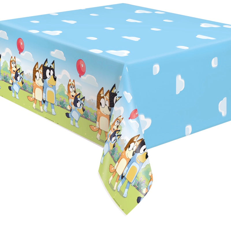 Bluey Plastic Table Cover 54" x 84"