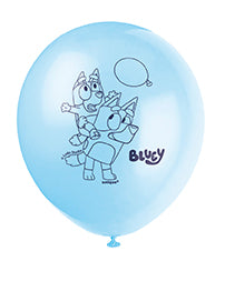 Bluey 12in Latex Balloons 8ct