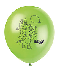 Bluey 12in Latex Balloons 8ct