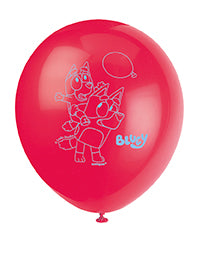 Bluey 12in Latex Balloons 8ct