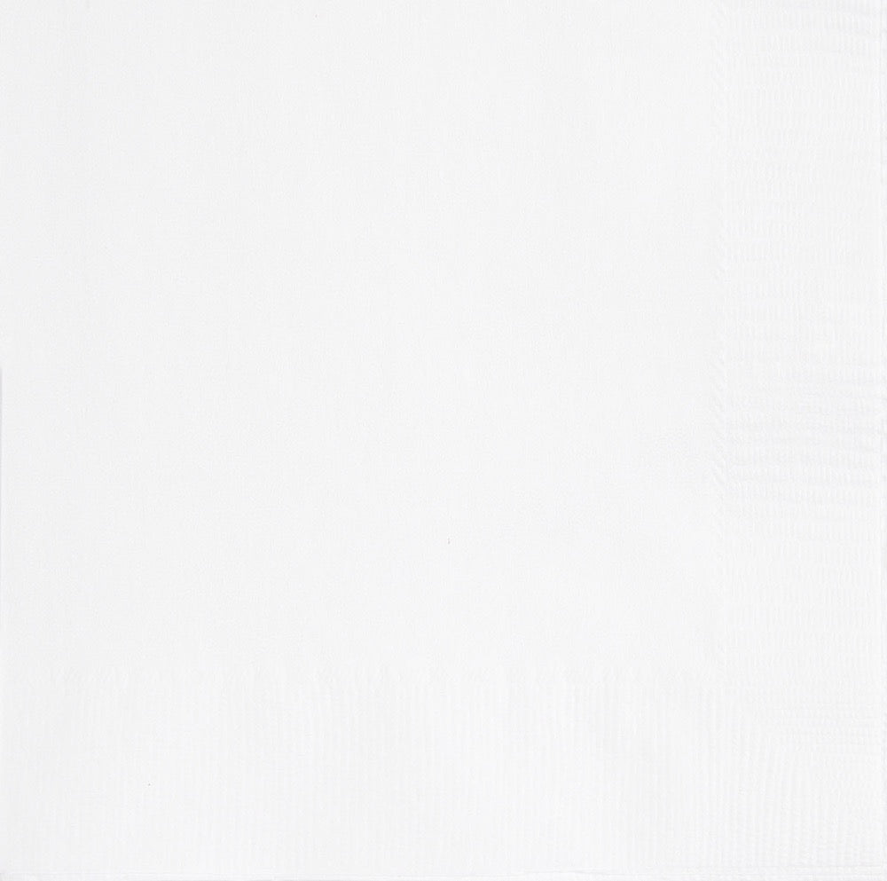 White Beverage Napkins