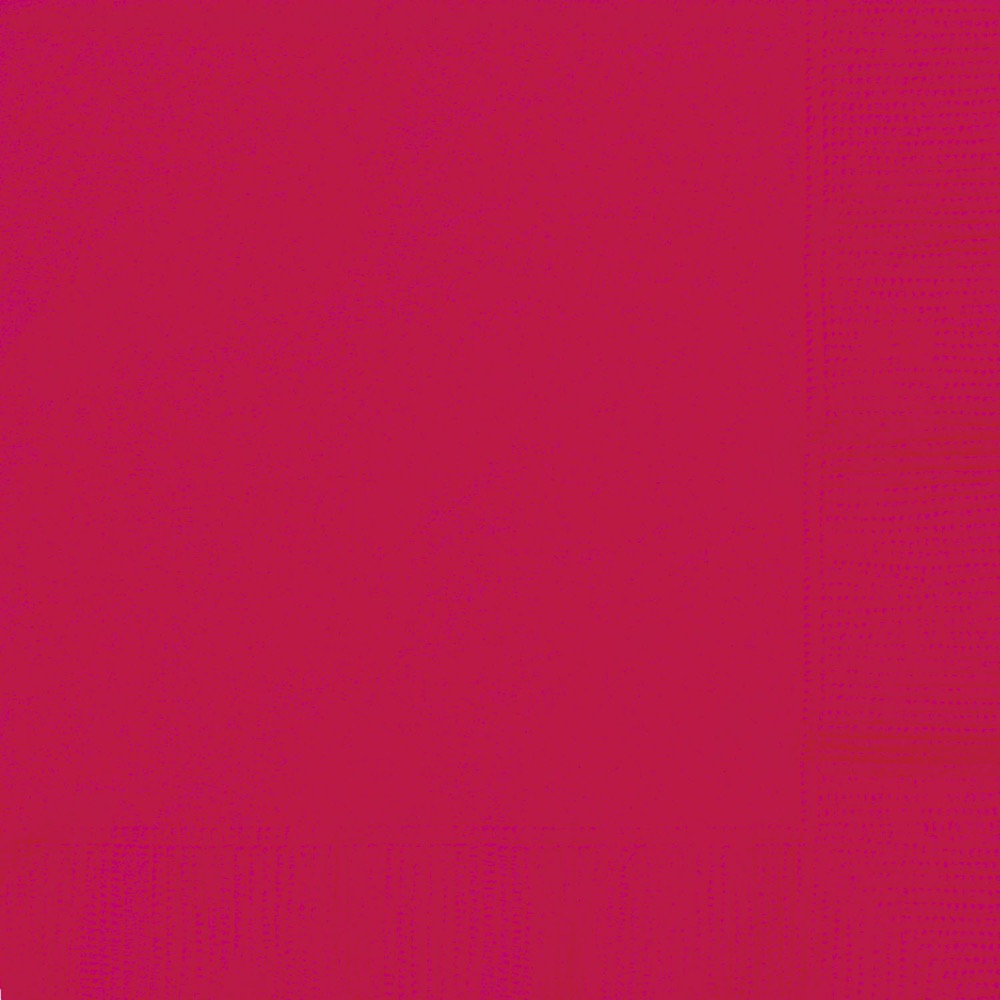 Red Beverage Napkins