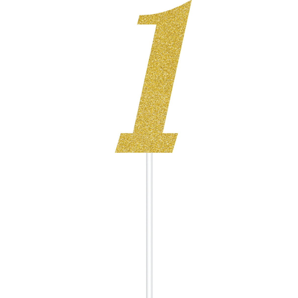 Gold Number Cake Topper 6in