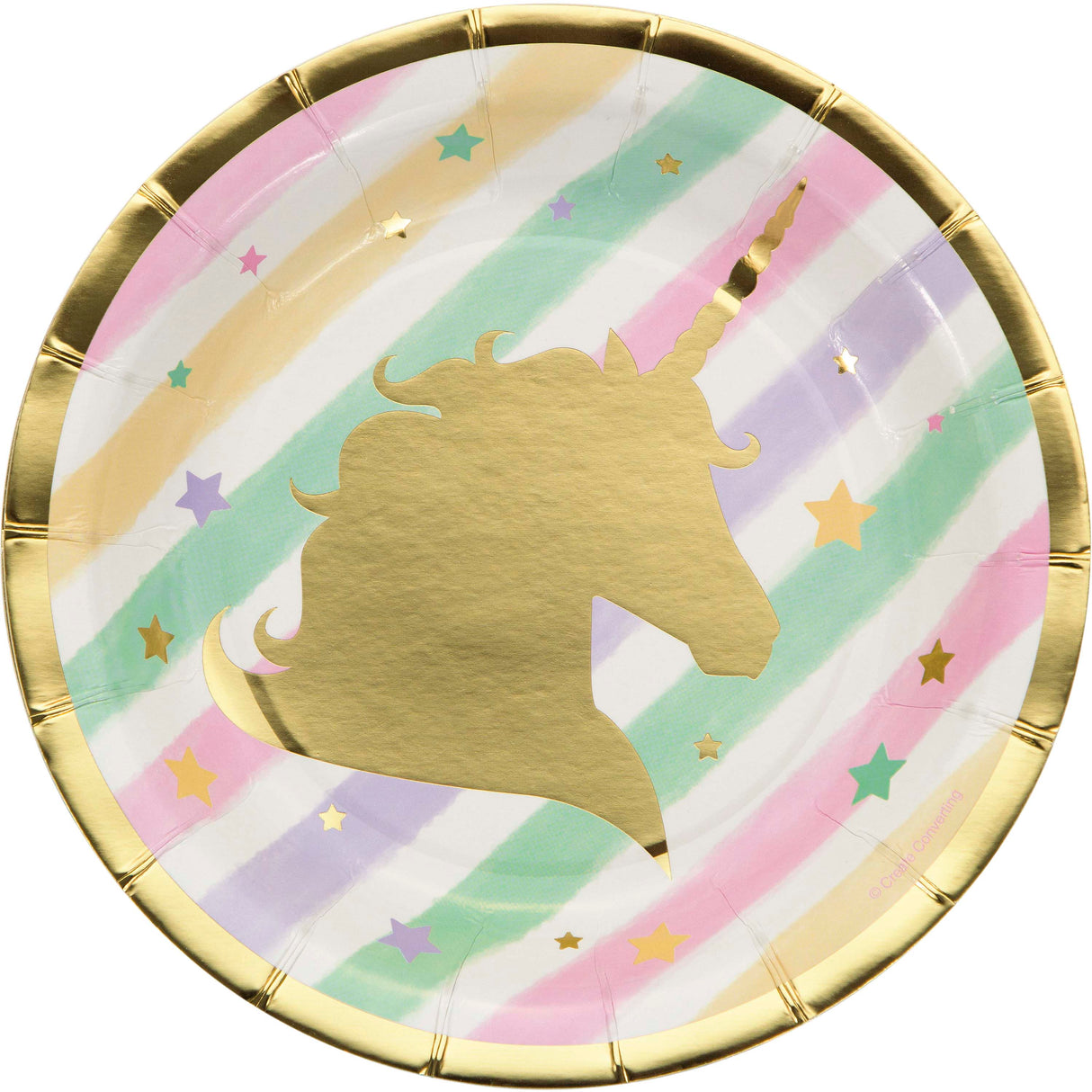 Unicorn Sparkle 7in Plates 8ct