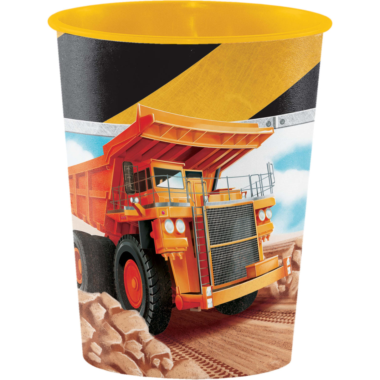 Big Dig Construction Plastic Cup