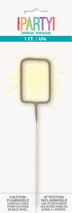 Sparkler Number Candle
