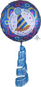 #703 Birthday Party Fringe 70in Airwalker