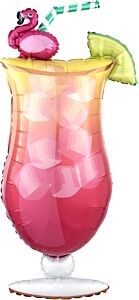 #234 Let's Flamingle Drink 41in Supershape