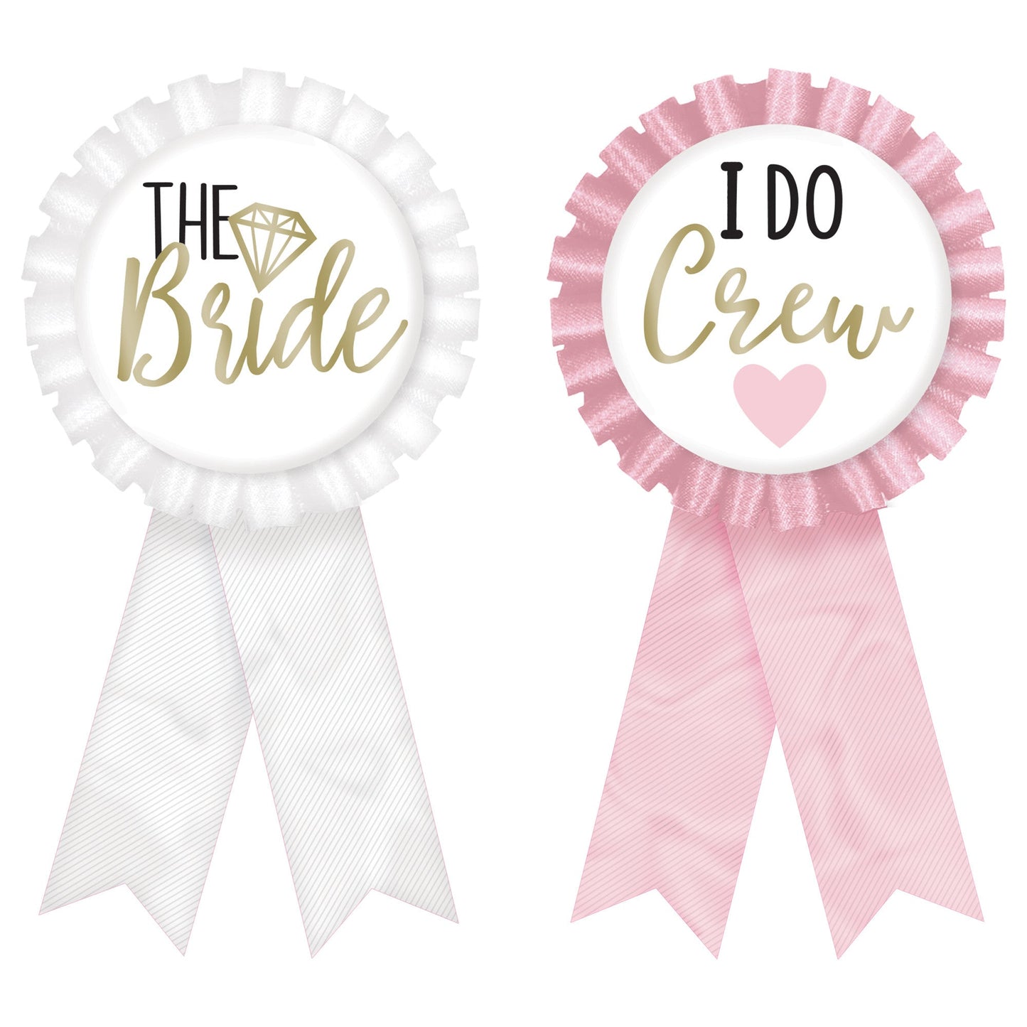 "I Do Crew" Bachelorette Award Ribbons 8ct