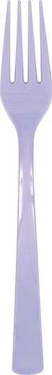 Lavender Plastic Forks 18ct