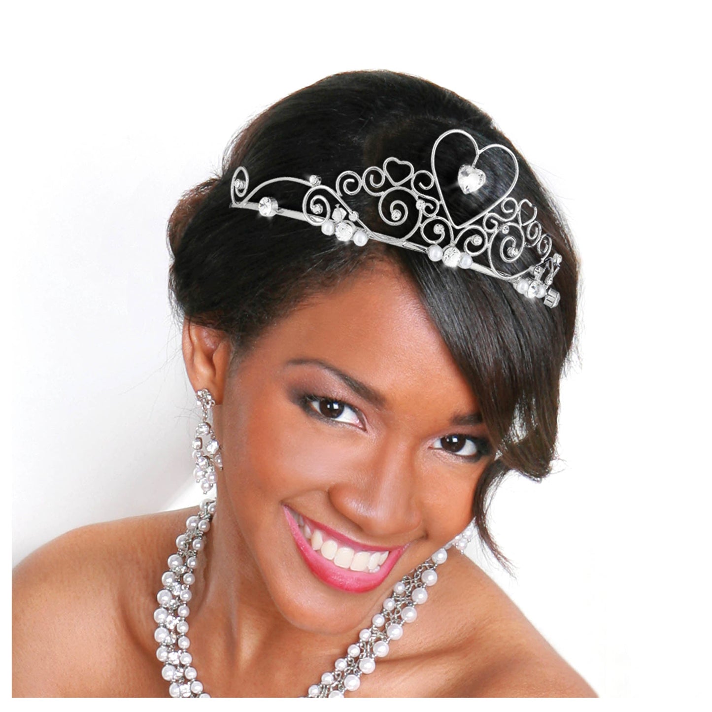 Tall Heart Tiara