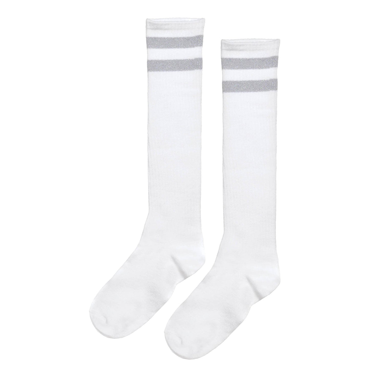 Silver Knee Socks