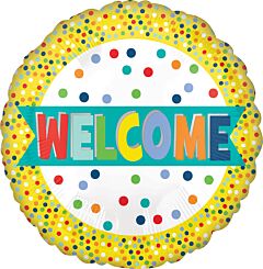 #505 Welcome Lots of Dots 18in Printed Mylar