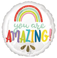 #510 You Are Amazing Rainbow 18in Printed Mylar