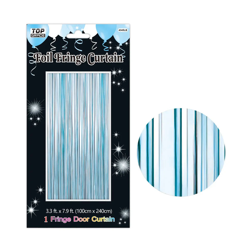Foil Fringe Multi Color Curtain 3ft x 8ft