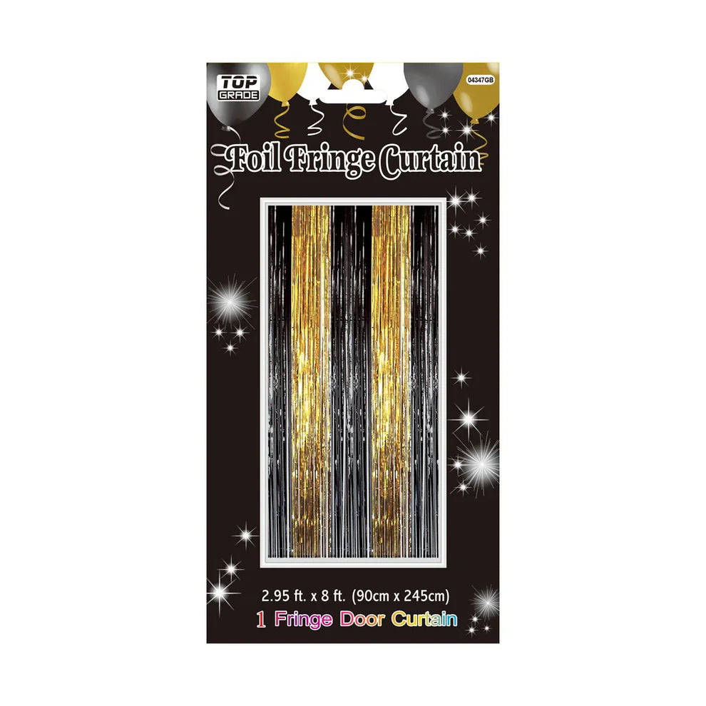Foil Fringe Multi Color Curtain 3ft x 8ft