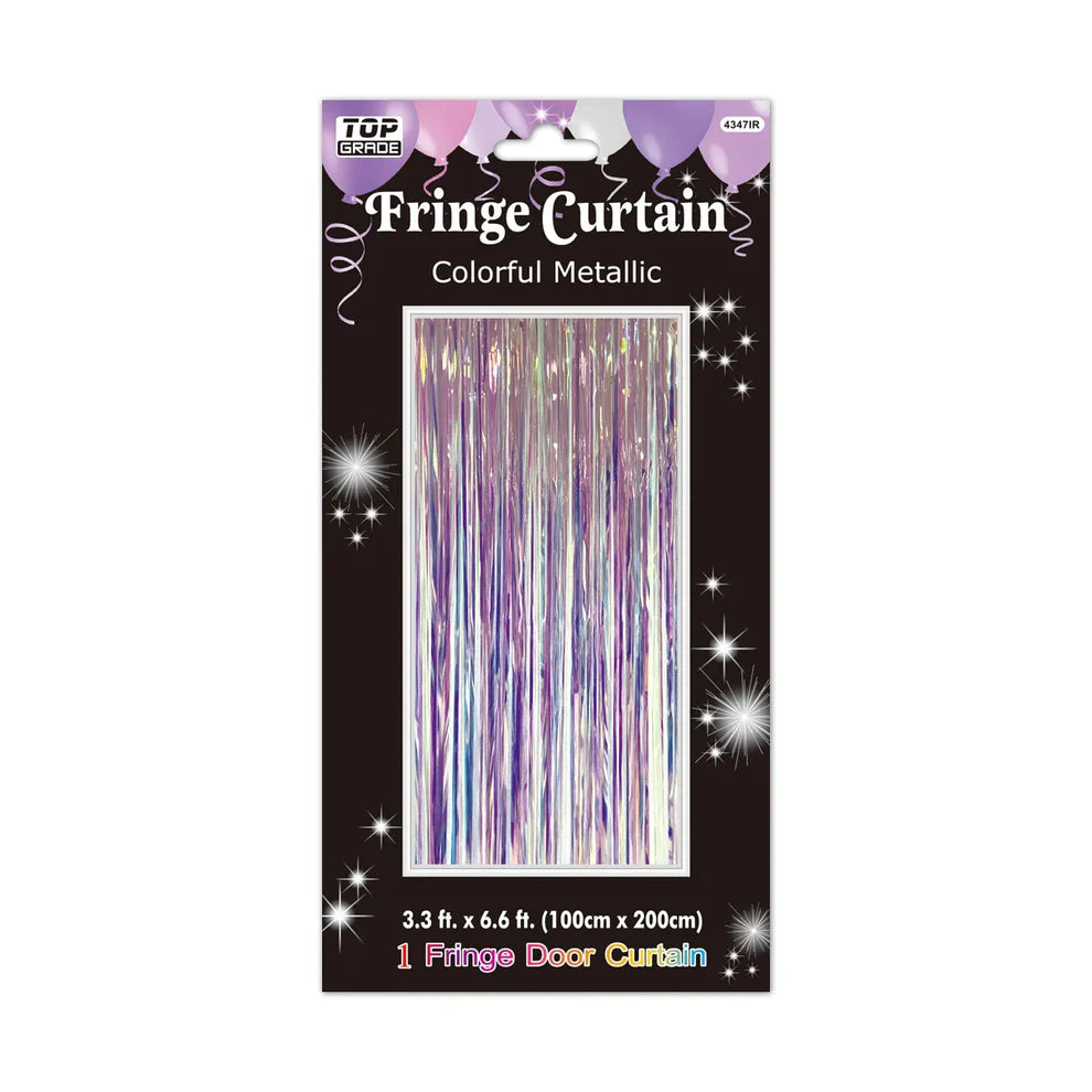 Foil Fringe Multi Color Curtain 3ft x 8ft
