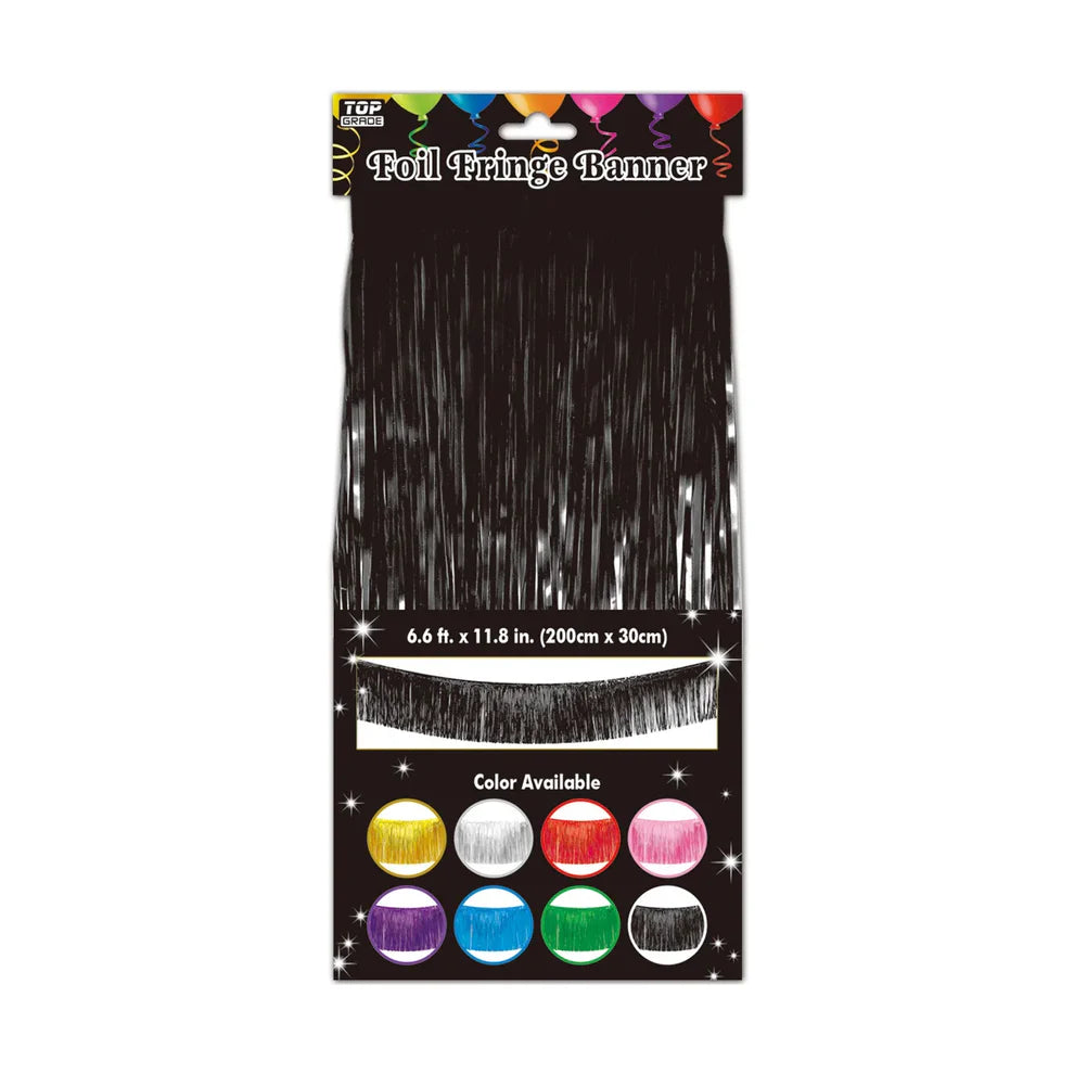 Foil Fringe Banner 6.6ft x 11.8in