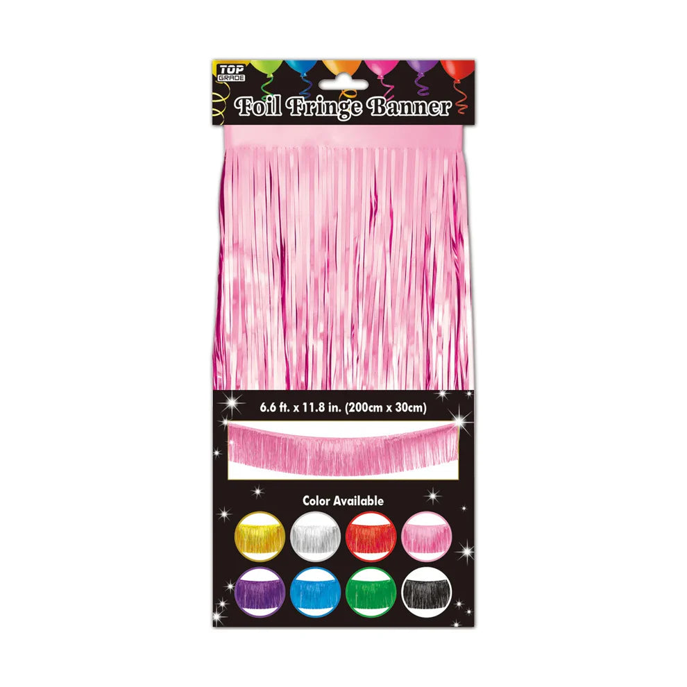 Foil Fringe Banner 6.6ft x 11.8in
