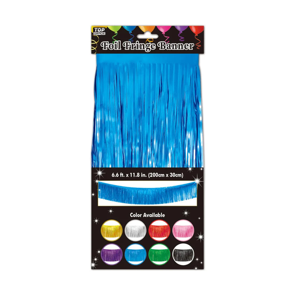 Foil Fringe Banner 6.6ft x 11.8in