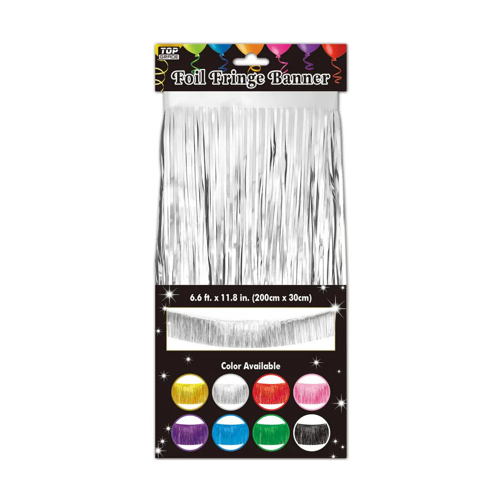 Foil Fringe Banner 6.6ft x 11.8in