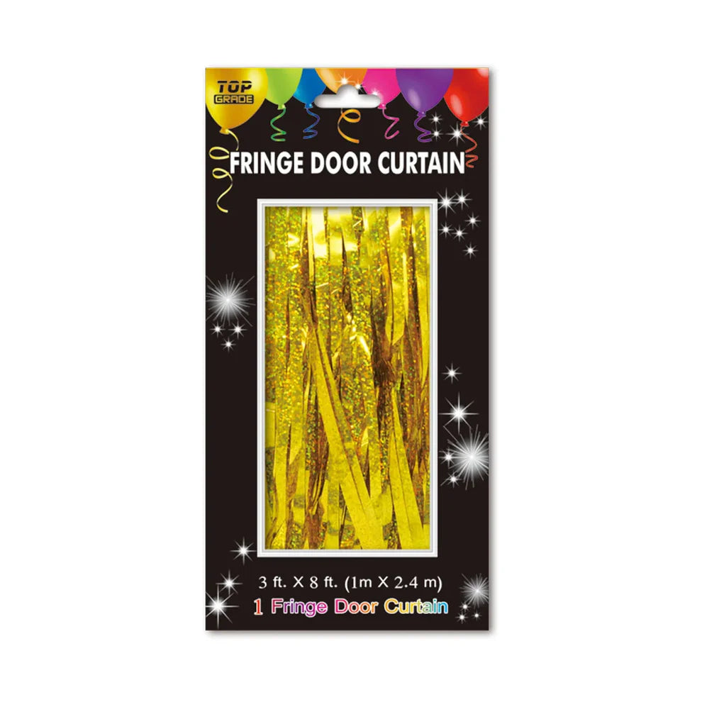 Foil Fringe Holographic Curtain 3ft x 8ft