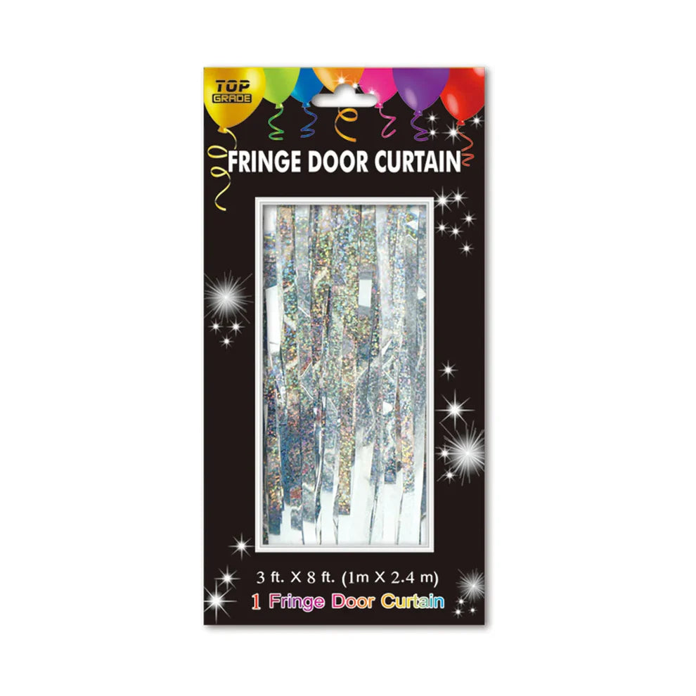 Foil Fringe Holographic Curtain 3ft x 8ft