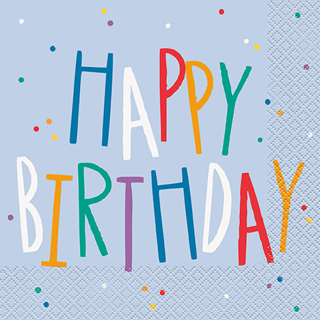 Birthday Mayhem Lunch Napkins 16ct