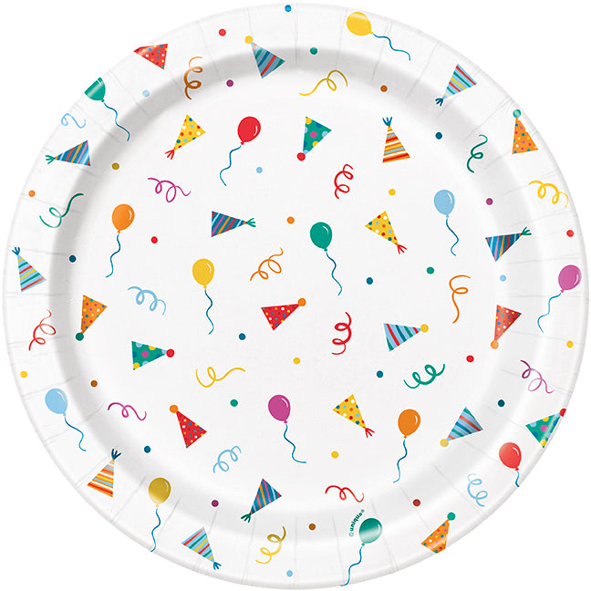 Birthday Mayhem Round 9in Dinner Plates 8ct