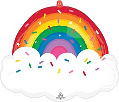 Rainbow Sprinkles 25in Supershape