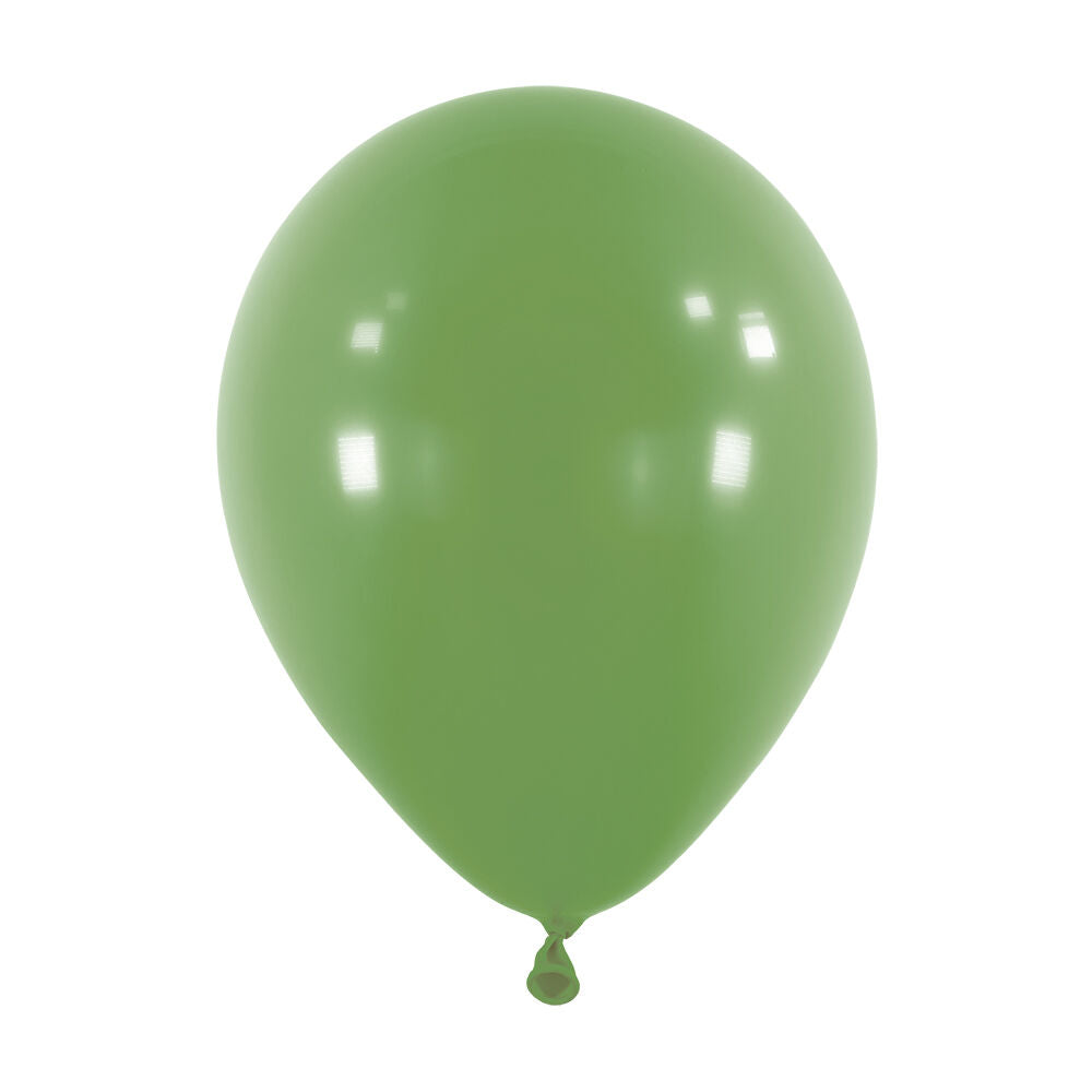 12in Helium Inflated Latex Balloon - Eucalyptus Green