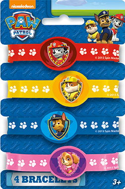 Paw Patrol Stretchy Bracelets 4ct