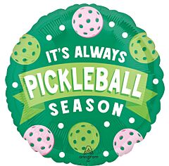 #476 Pickleball 18in Printed Mylar