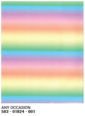 Roll Wrap Pastel Rainbow 30in x 5ft