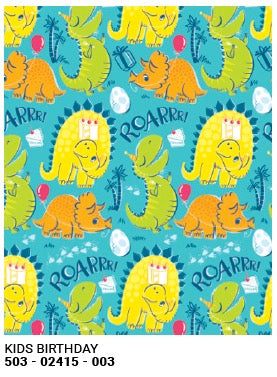 Roll Wrap Dinosaurs 30in x 5ft