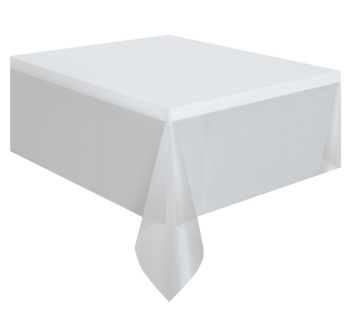 Clear Rectangular Plastic Table Cover 54in x 108in