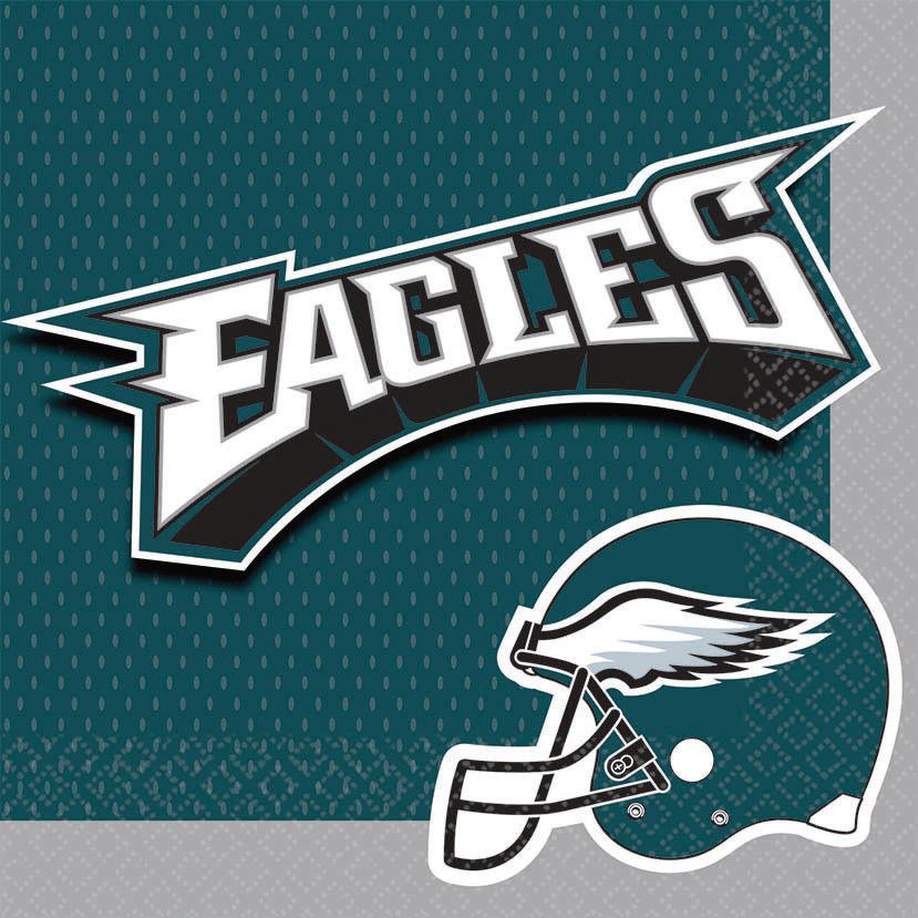 Philadelphia Eagles Lunch Napkins 16ct