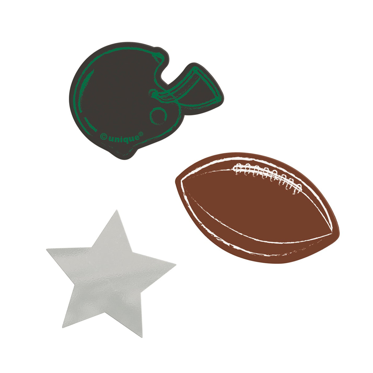 Kickoff Football Jumbo Paper & Foil Confetti 2 oz