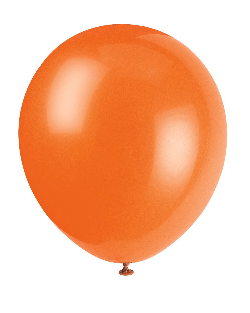 12in Packaged Latex Balloons 72ct - Pumpkin Orange